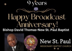 Happy Broadcast 9 year Anniversary flyer